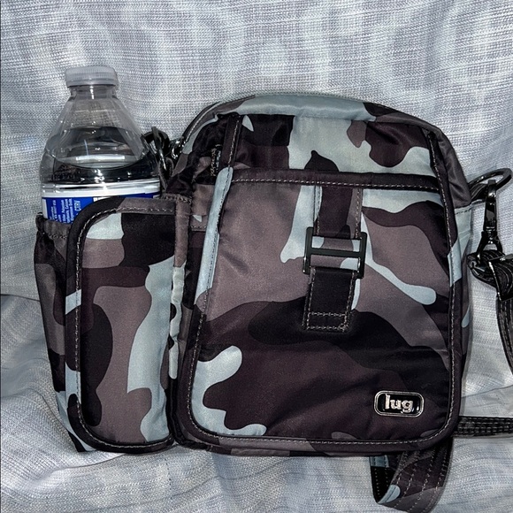 Lug Can Can Blue Camo Crossbody/Belt Bag Purse - Picture 7 of 14